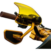 Flare® Handguards - Harley-Davidson Hydraulic Clutch - Yellow