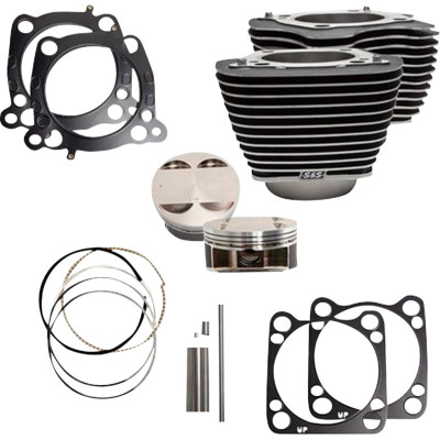 Cylinder Kit 4.25"Bore 4.375"Stroke WBlack W/Highlights M8