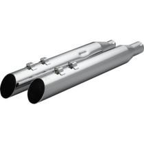 MUFFLER 4.0" M8 SLASH UP CHROME