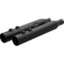 MUFFLER 4.0" M8 STRAIGHT CUT BLACK