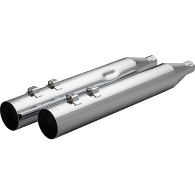 MUFFLER 4.0" TRIKE/TC STRAIGHT CUT CHROME