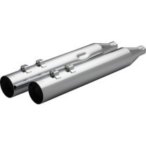 MUFFLER 4.0" TRIKE/TC STRAIGHT CUT CHROME