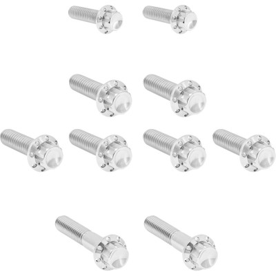 Bolt Kit - Transmission Side Cover/Trap Door - 12-Point - Polished