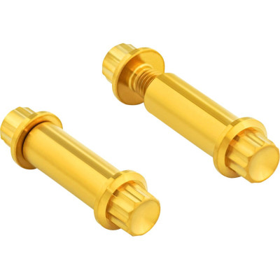 BOLTS KIT TITANIUM 12PT FOOTPEG GOLD