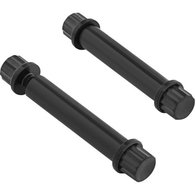 BOLTS KIT TITANIUM 12PT FOOTPEG BLACK