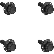 BOLT KIT TITANIUM 12PT  WINDSHIELD BLACK