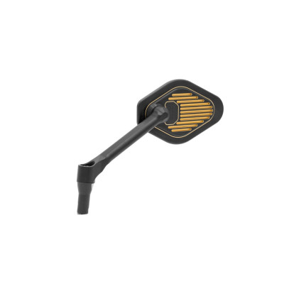 Adjustable Mirror Short Stem (12 cm) Black & Gold Edition