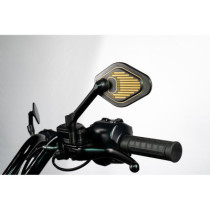 Adjustable Mirror Short Stem (12 cm) Black & Gold Edition