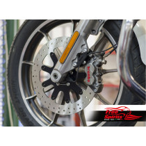 Kit étrier avant 4 pistons Brembo et disque 320 mm - Harley Davidson Softail depuis 2015 - Titane