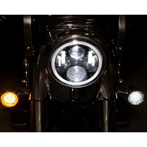 HEADLAMP 7"LED HALO BLK