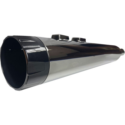 Mufflers 4.5" S/O Chrome w/Black End Cap OEM TC Touring