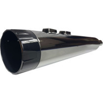 Mufflers 4.5" S/O Chrome w/Black End Cap OEM TC Touring