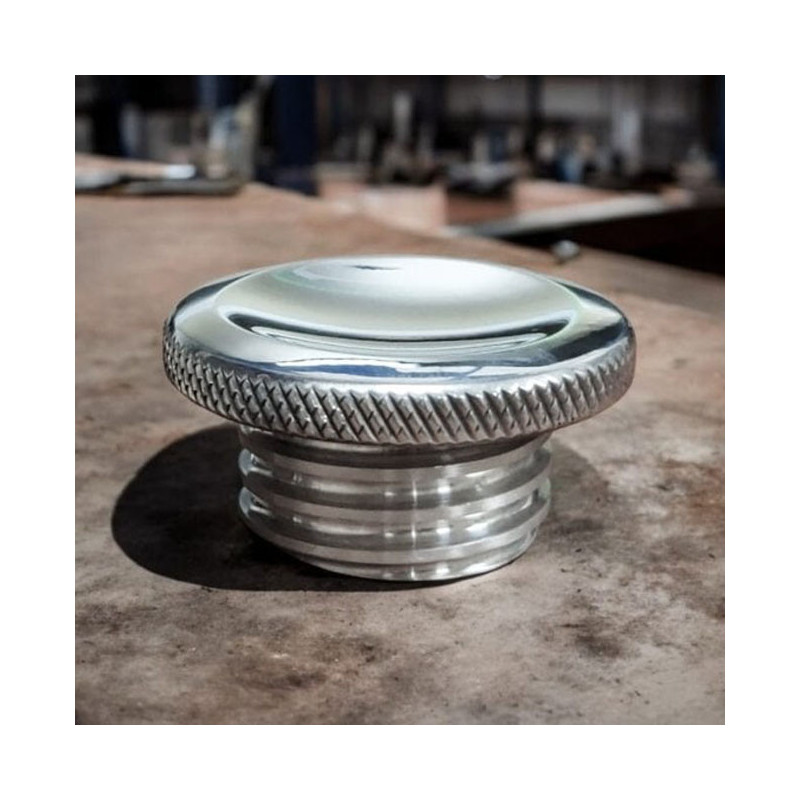 Motone, Jetson dished low profile gas cap. Clear