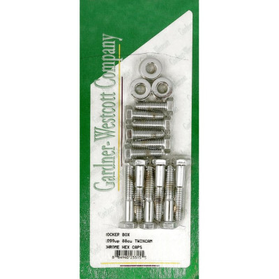 Visserie Cache Culbuteurs - Harley Davidson Dyna, Softail, Touring de 1999 à 2017 - Chromé