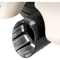 RAZORBACK 450 SLIP-ON BLACK M8 BAGGER