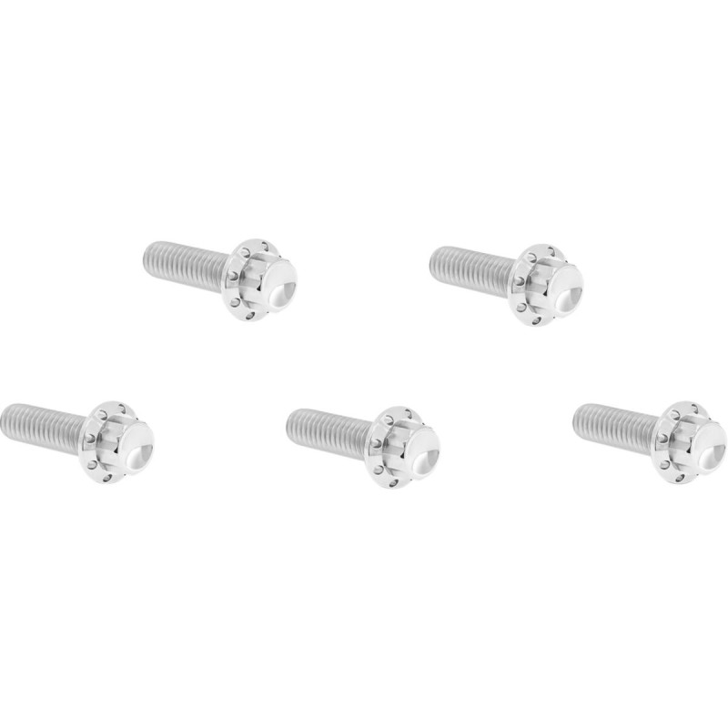 BOLT KIT TITANIUM 12PT DERBY COVER  POLISH