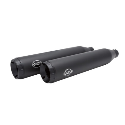 Grand National Slip On Mufflers Black