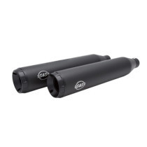 Grand National Slip On Mufflers Black