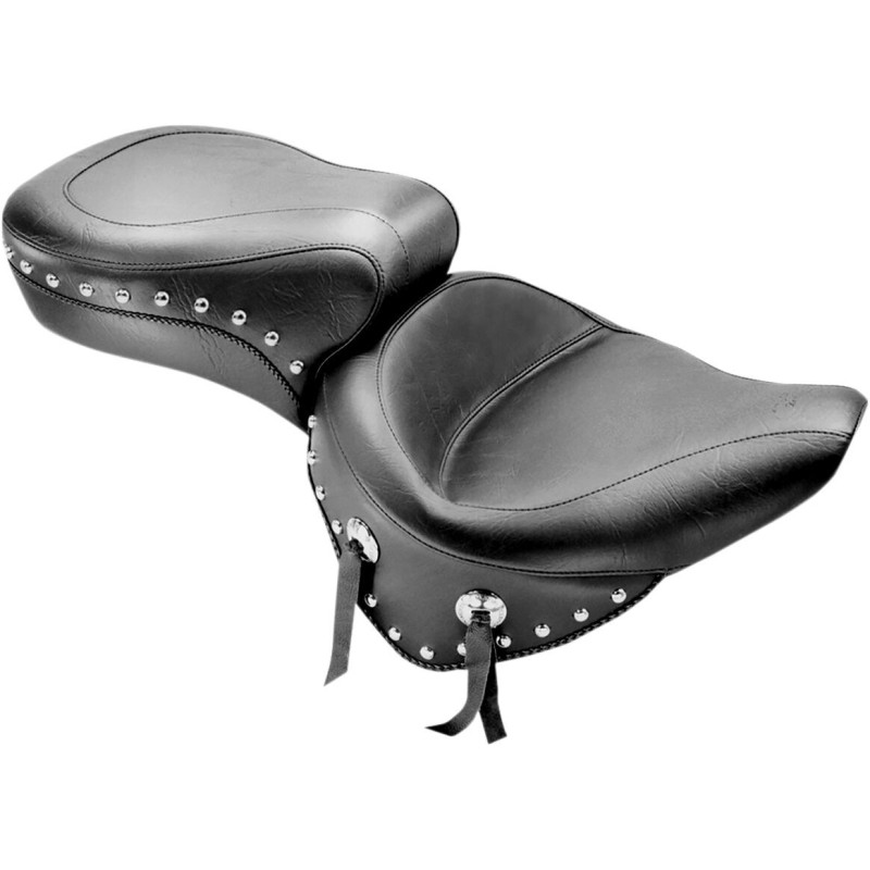 SEAT ONE-PIECE SUPER TOURING 2-UP STUDDED WITH CONCHOS