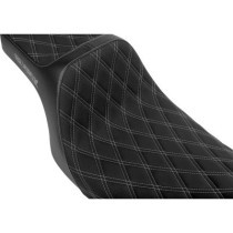 Highnoon Seat - Double Diamond - Silver Logo - Touring