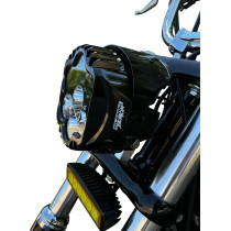 Kit Phare à LED Shark Demon - Harley Davidson Dyna, Softail, Sportster avec phare 3/4"