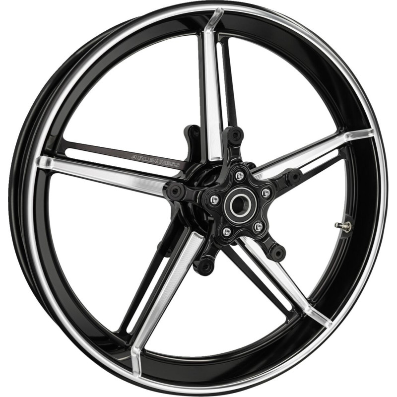 WHEEL FACTORY 24 WITH HUB & ADAPTERS 19" X 3.25" BLK CC