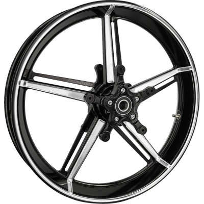 WHEEL FACTORY 24  WITH HUB & ADAPTERS 21" X 3.5" BLK CC