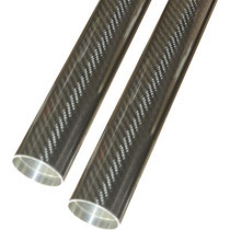 FORK TUBE 49MM 23 3/4 STOCK BLACK CARBON FIBER