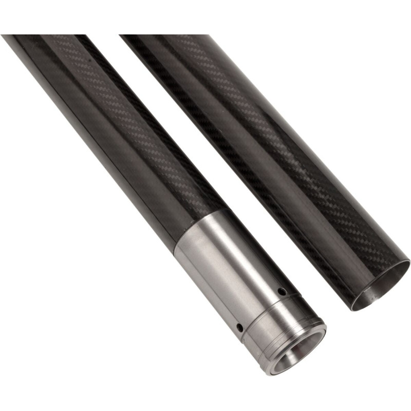 FORK TUBE 49MM 23 7/8 STOCK BLACK CARBON FIBER
