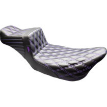 Tailwhip Daddy Long Legs Seat - Black/Purple Double Diamond Stitch