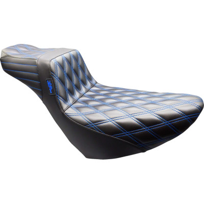 Tailwhip Daddy Long Legs Seat - Double Diamond - Black/Blue Stitch - FX
