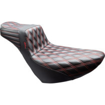 Tailwhip Daddy Long Legs Seat - Double Diamond - Black/Red Stitch - FX