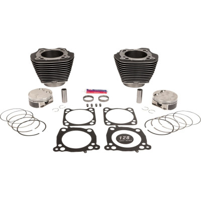 Cylinder Kit 4.25"Bore 4.5"Stroke BlkGraniteW/Highlights M8