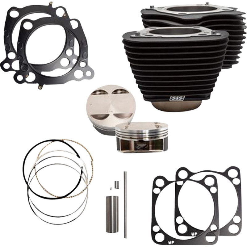 Cylinder Kit 4.25" Bore4.375" Stroke WBlack no Highlight M8