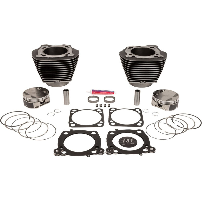 CylinderKit 4.25"Bore 4.625"Stroke BlkGranite w/HighlightM8