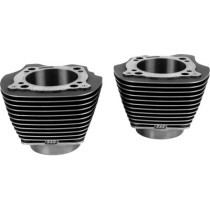 Cylinder Set - 4.32" Bore - Unhoned - Black Granite w/Highlighted Fins - M8