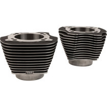 Cylinder Set - 4.32" Bore - Unhoned - Black w/Highlighted Fins - M8