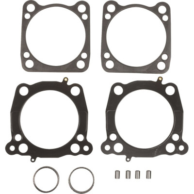GASKET KIT HEAD/BASE/EXHAUST .040 THICK 136" 4.32" BORE M8