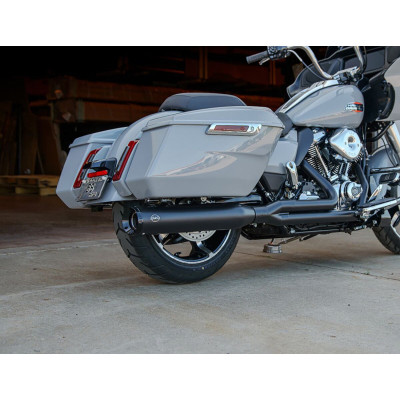 Exhaust GNX 49 State 2:1 Black M8 Touring 2017-25