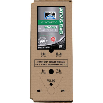 OIL 5W50 SYNTHETIC SXS & ATV 6 GAL. BAG IN A BOX