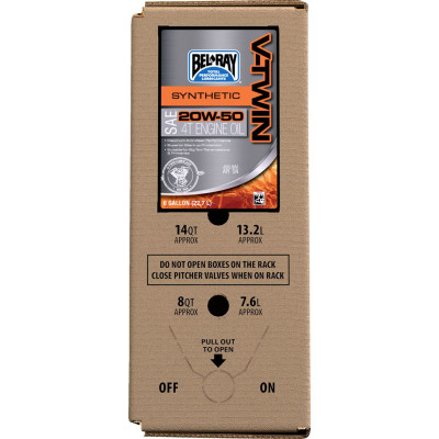 OIL VTWIN SYNTHETIC 20W50 6 GAL. BAG IN A BOX