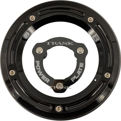 DERBY COVER AND POWER PLATE KIT M8 FL BLK/BLK