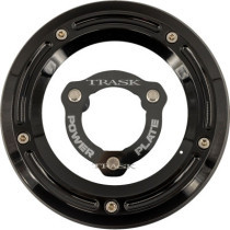 DERBY COVER AND POWER PLATE KIT M8 FL BLK/BLK