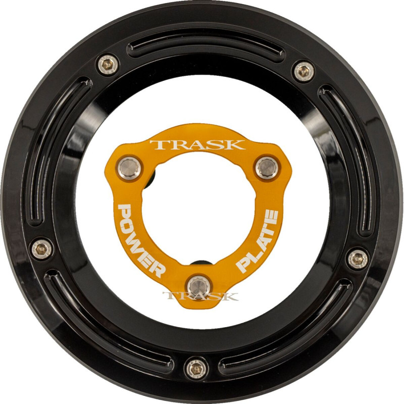 DERBY COVER AND POWER PLATE KIT M8 FL BLK/RED