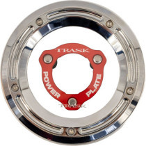 DERBY COVER AND POWER PLATE KIT M8 FL CHRM/RED