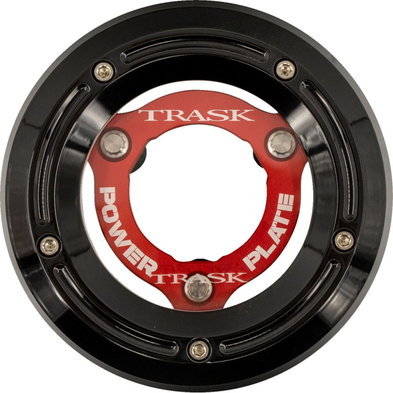 DERBY COVER AND POWER PLATE KIT M8 SFTL BLK/RED