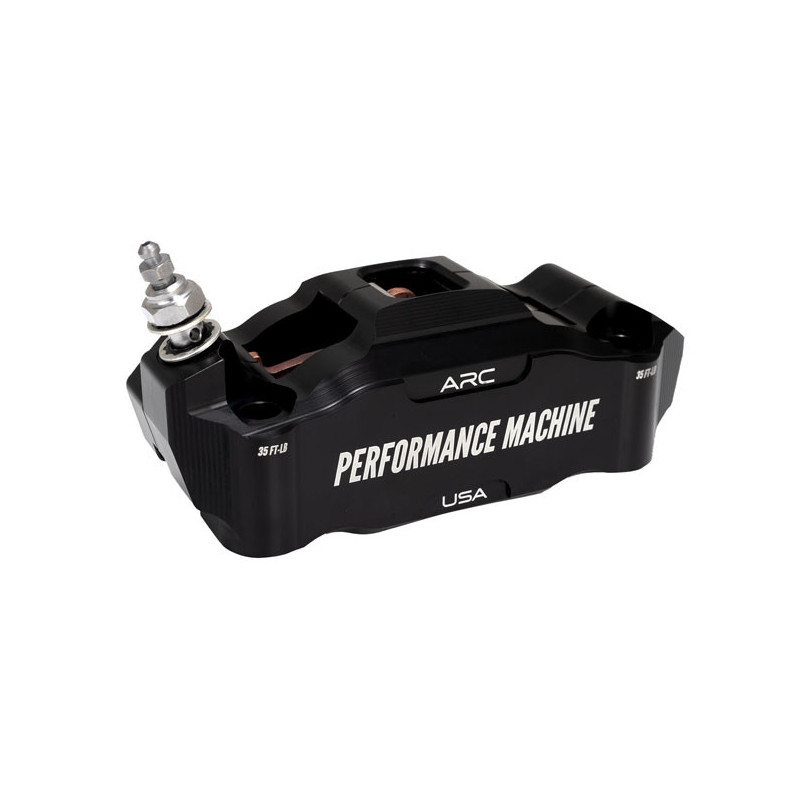 Performance Machine, Race Series radial caliper. Left. Black