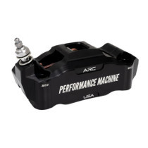 Performance Machine, Race Series radial caliper. Left. Black