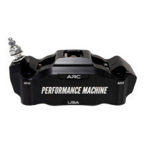 Performance Machine, Race Series radial caliper. Left. Black
