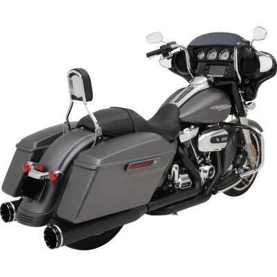 EXHAUST SYSTEM DOMINATOR-SR BLACK W/O END CAP